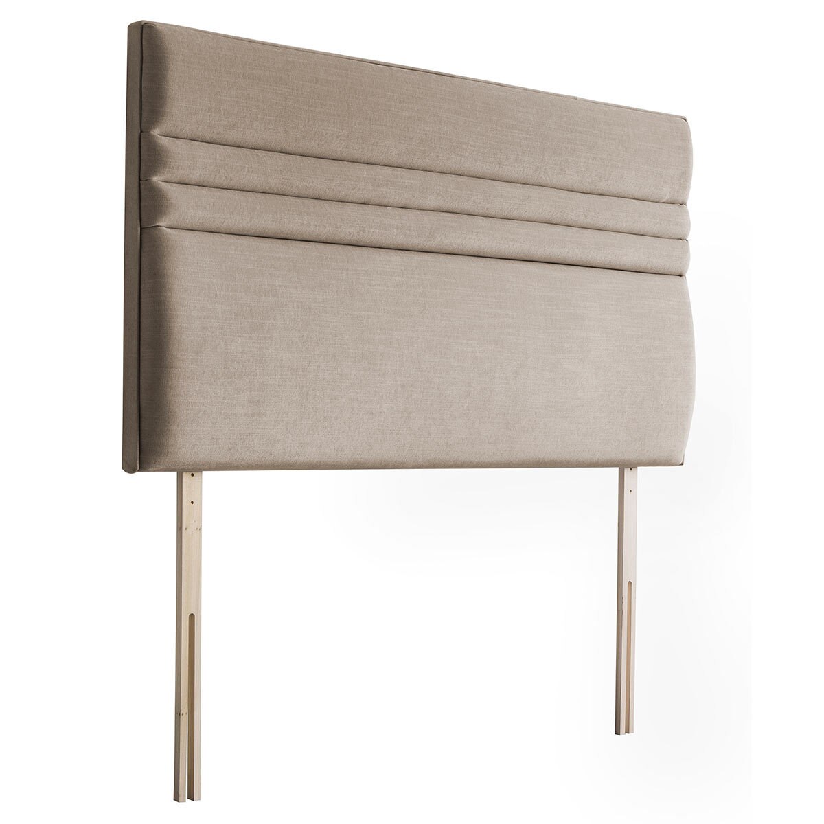 Silentnight Roma Sandstone Fabric Headboard, Double