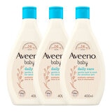 Aveeno Baby Hair & Body Wash, 3 x 400ml  (please create 3 pack)