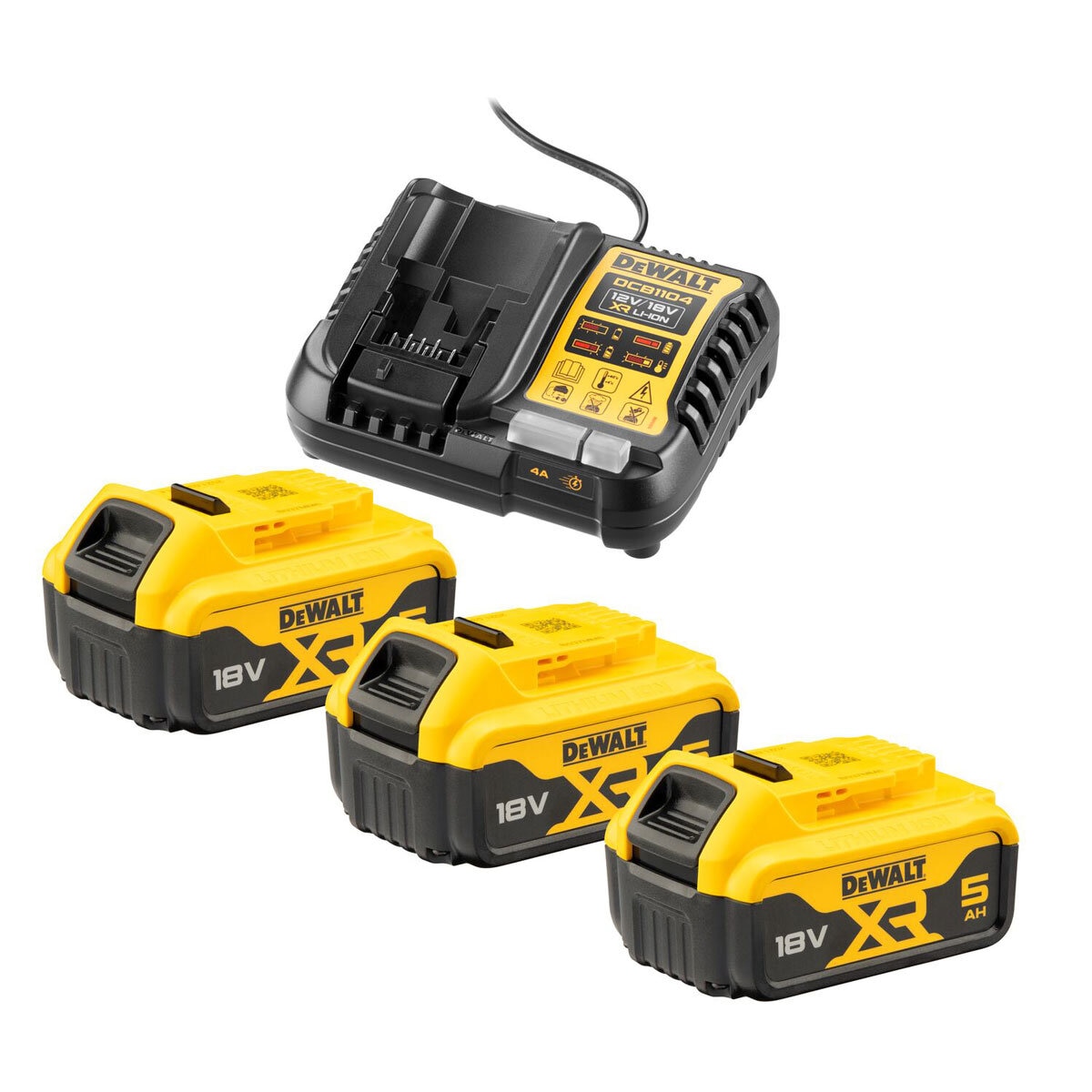 DeWALT 18V XR 5.0Ah Battery Twin Pack - Bunnings New Zealand