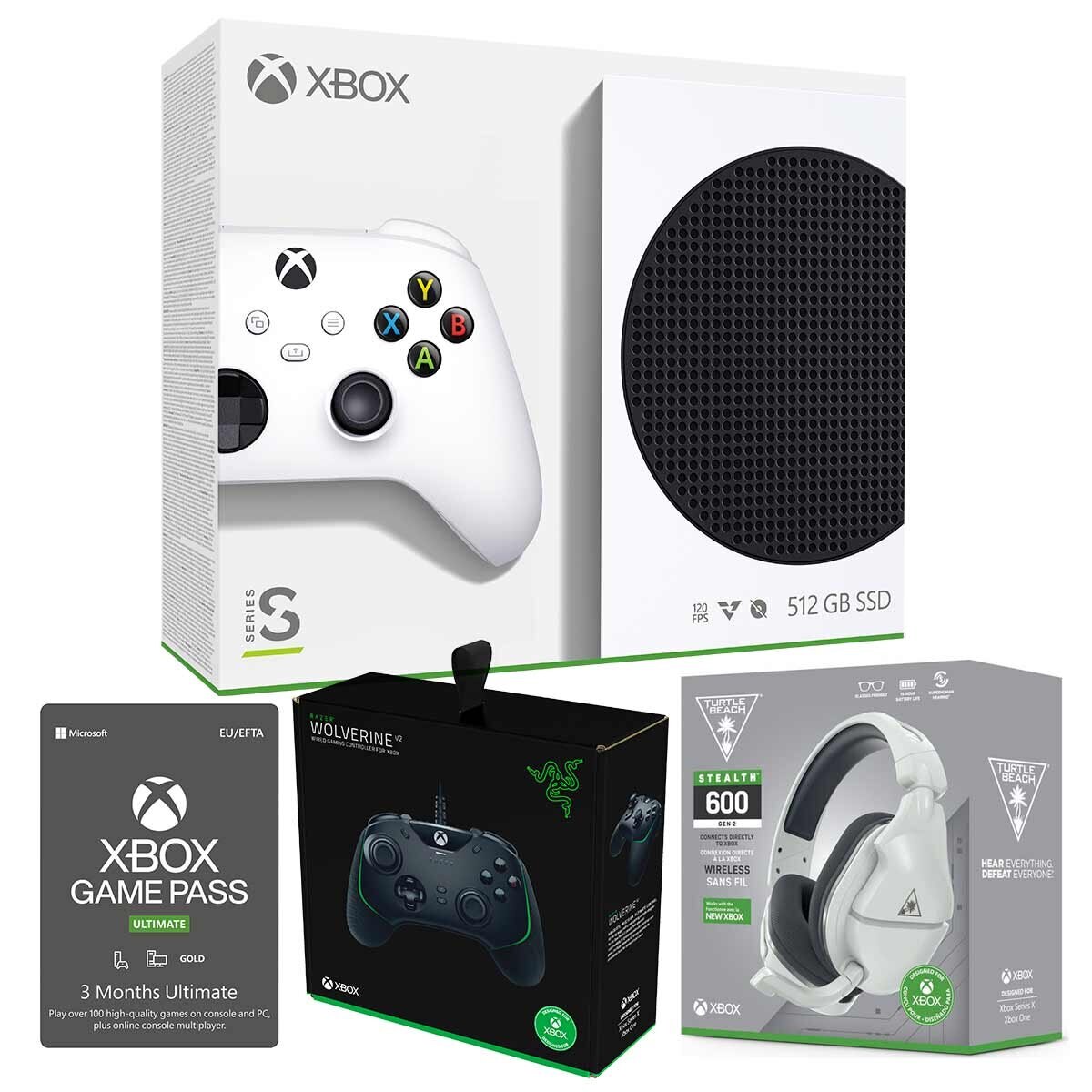Xbox Series S Console with Wolverine V 