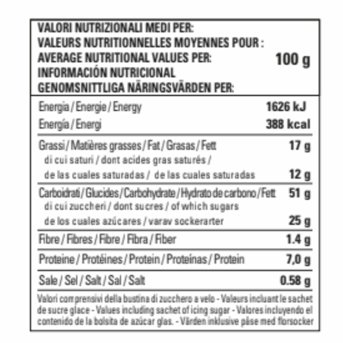 Nutritional Information