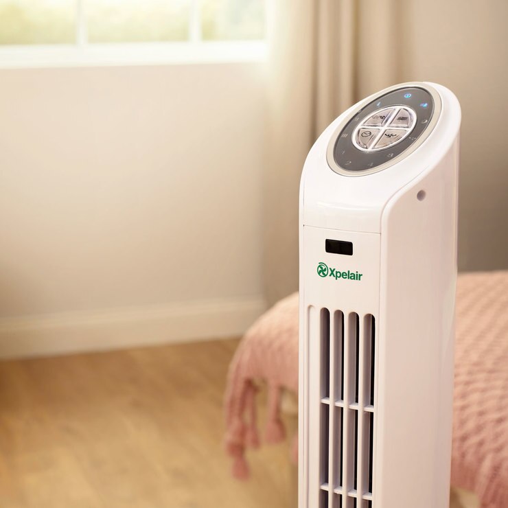 Dimplex Xpelair Mont Blanc Tower Fan, Ice White Costco UK