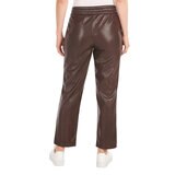 Hilary Radley Faux Leather Pant in Brown - Extra Large