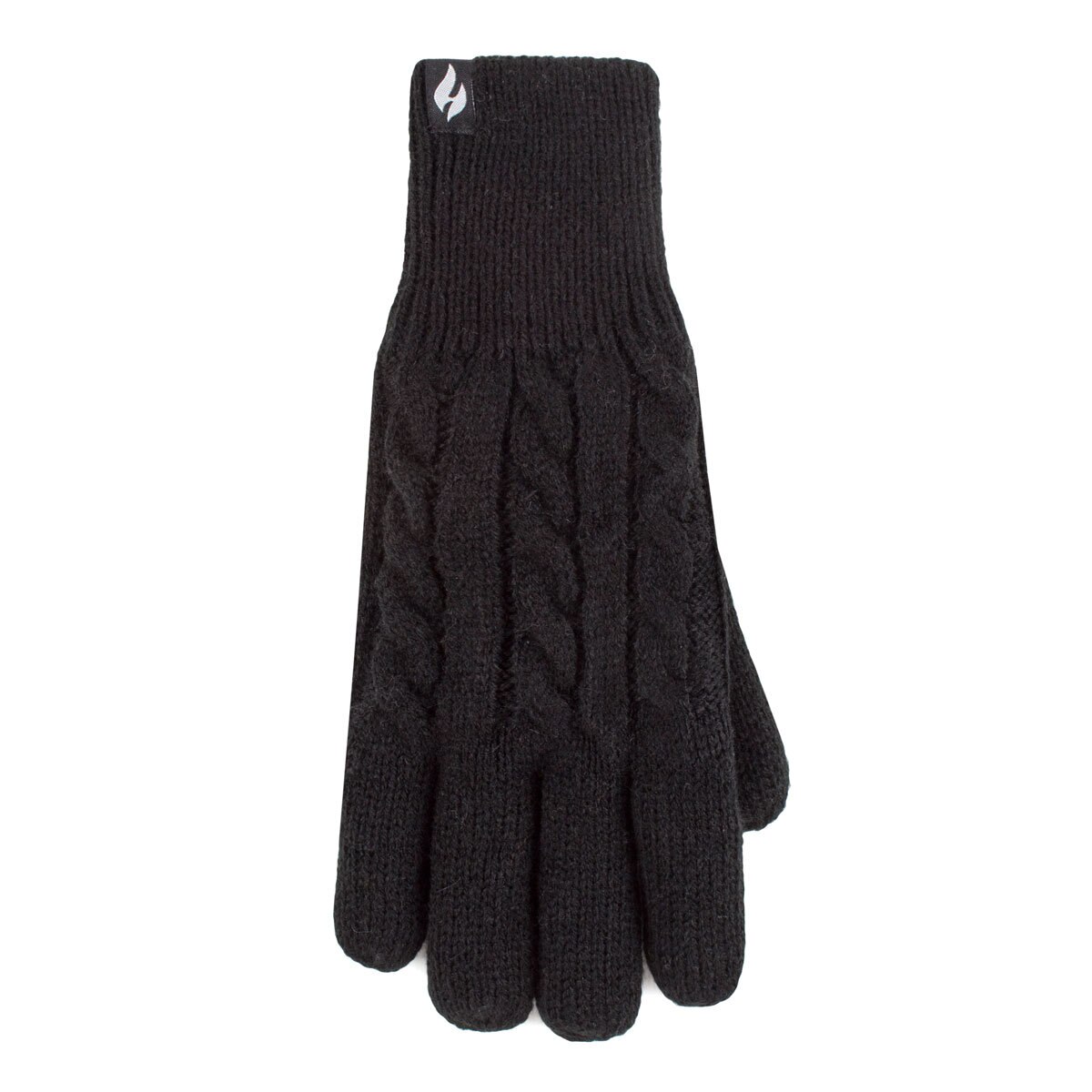 Heat Holders Ladies Original Thermal Gloves 2 Pack in Black, Small/Medium