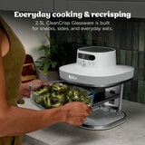 Ninja AS090UKWH 5-in-1 Portable Glass Air Fryer in White