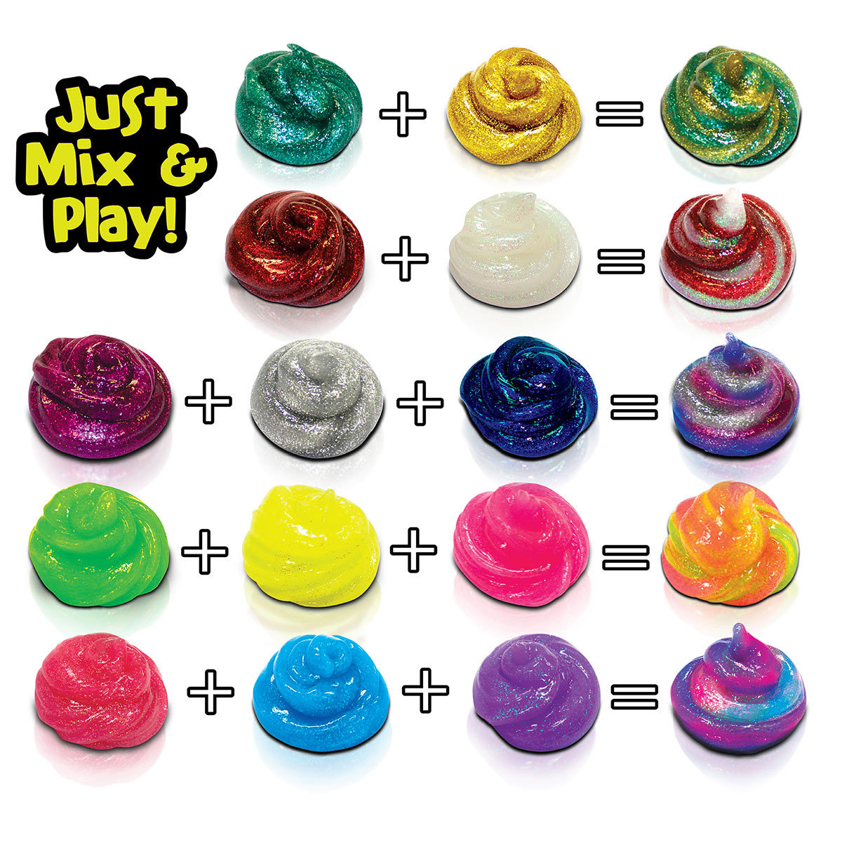 Slimy Gloop Mixems 24 pack colour options