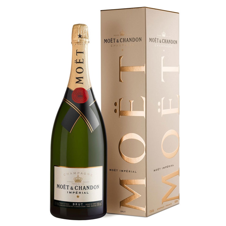 Moët & Chandon Brut Imperial NV Champagne MAGNUM, 1.5L with Gift Box Costco UK