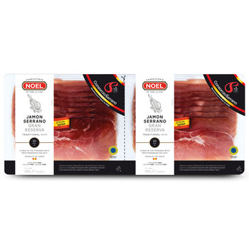 Noel Sliced Serrano Ham, 2 x 150g