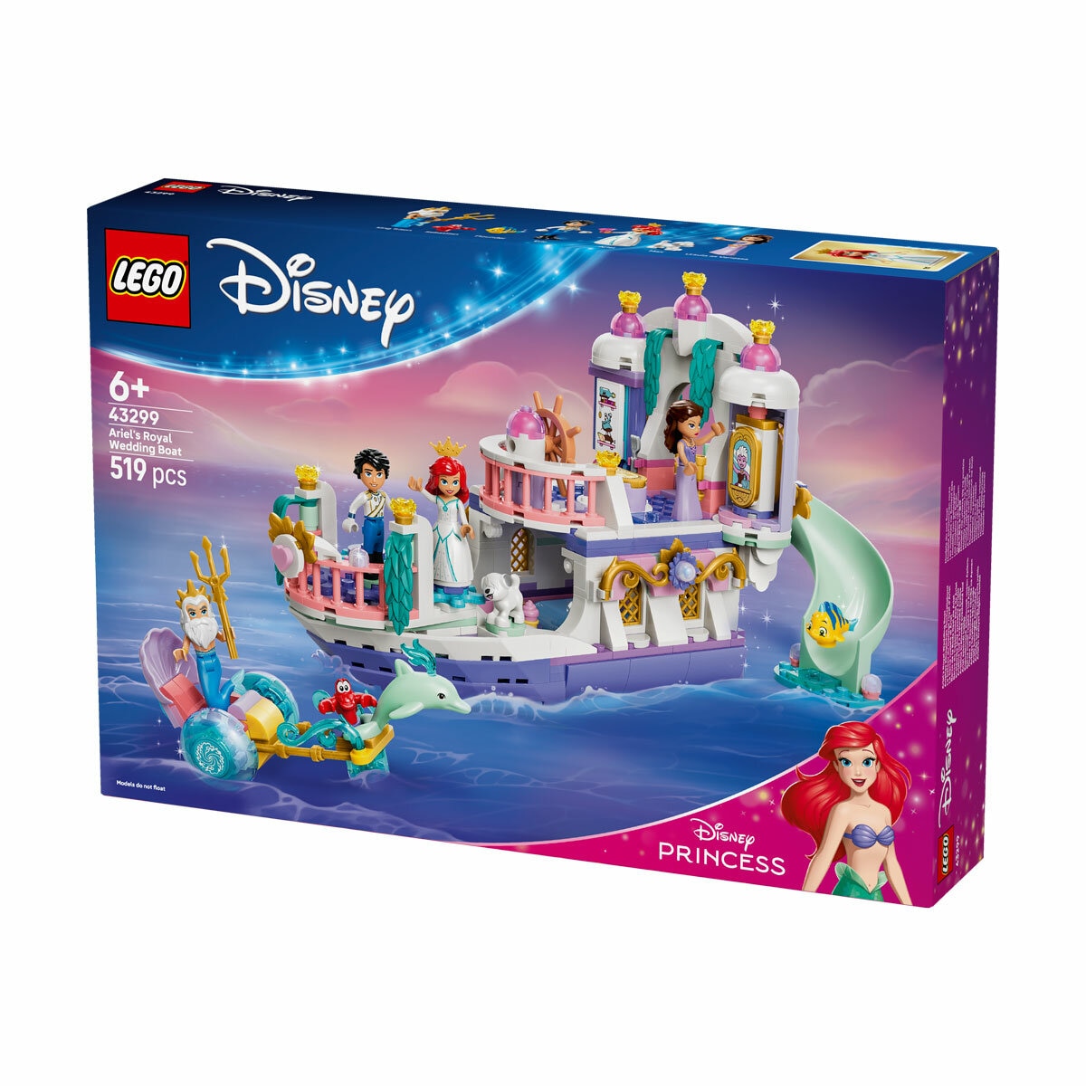 LEGO Disney Ariel's Royal Wedding Boat - Model 43299 (6+ Years) LEGO Disney Ariel's Royal Wedding Boat - Model 43299 (6+ Years)