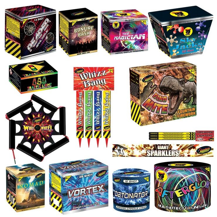 売り切り価格！希少ビーズのチョーカ＆イアリングセット Black Cat All Night Party Fireworks Display Kit | Costco UK