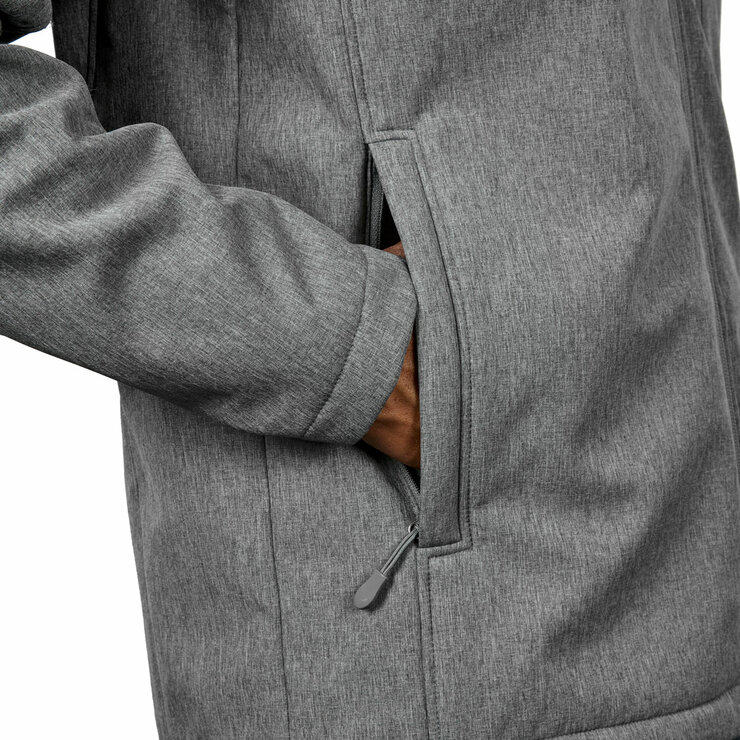 Kirkland Signature Men's Sherpa Lined Softshell Jacket in Grey Kirkland Signature Men's Sherpa Lined Softshell Jacket in Grey