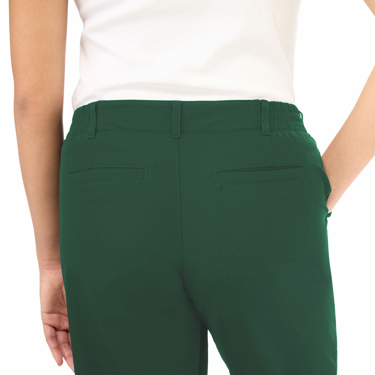 Kirkland Signature Women's Travel Pant in Green