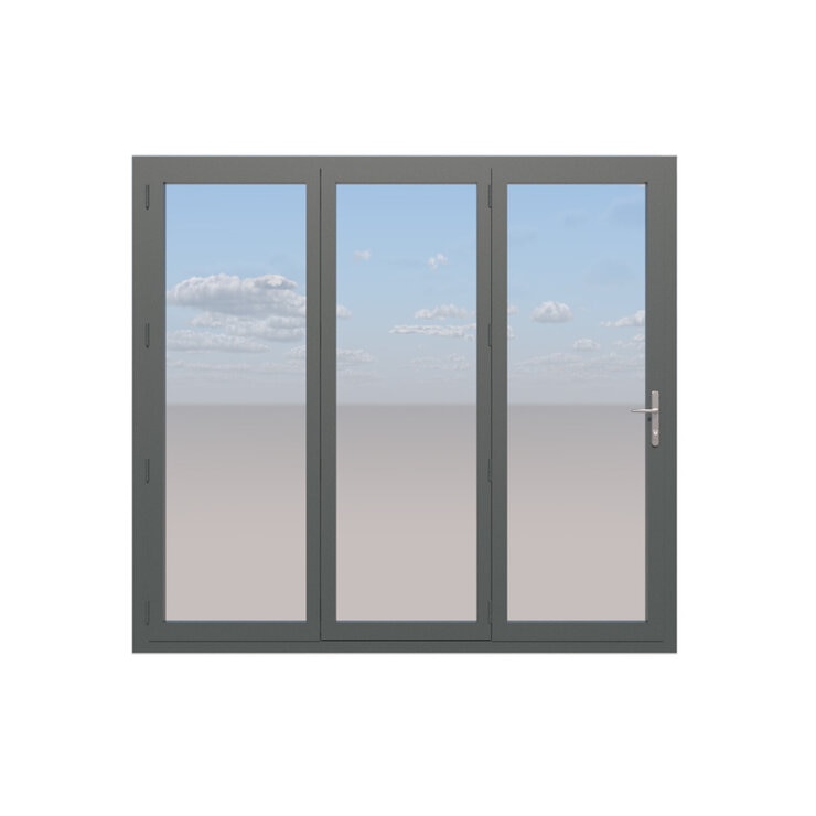 Clear Edge Bi-Fold Aluminium Door 210-230cm Height