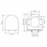Tavistock Curve Closed Back Toilet With Cistern And Seat 620mm