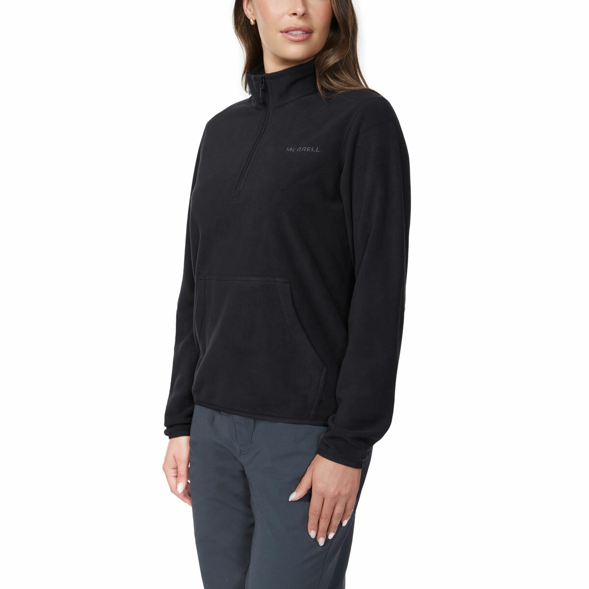 Merrell Ladies 1/4 Zip Fleece in Black Merrell Ladies 1/4 Zip Fleece in Black