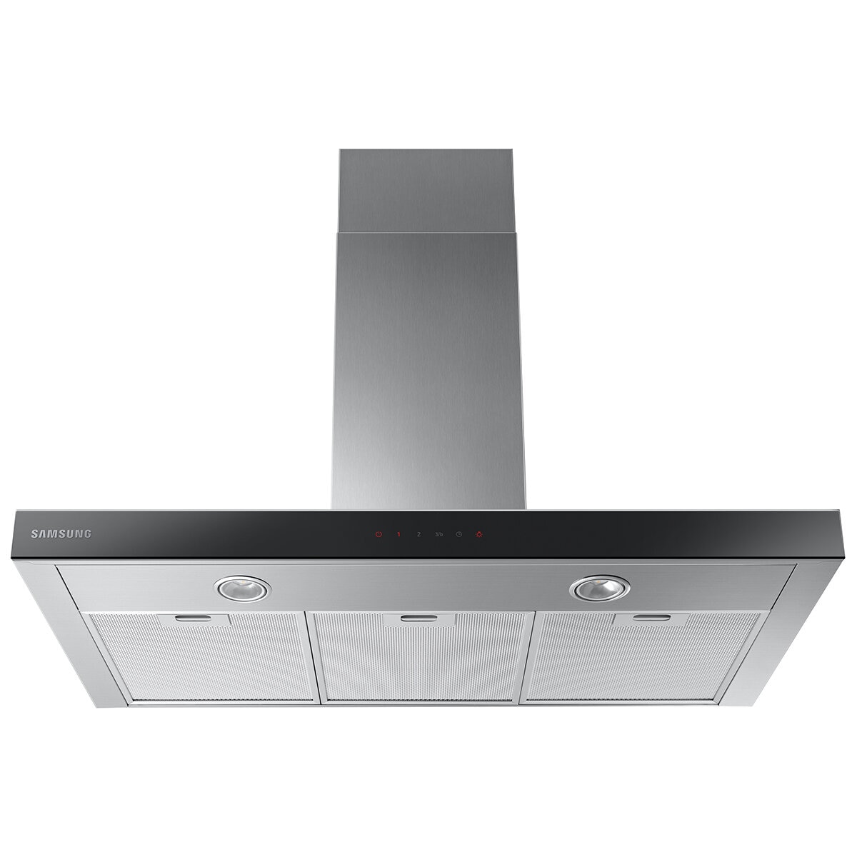 Samsung NK36C5070US/UR 90cm Cooker Hood with Touch Control, in Stainless Steel/Black