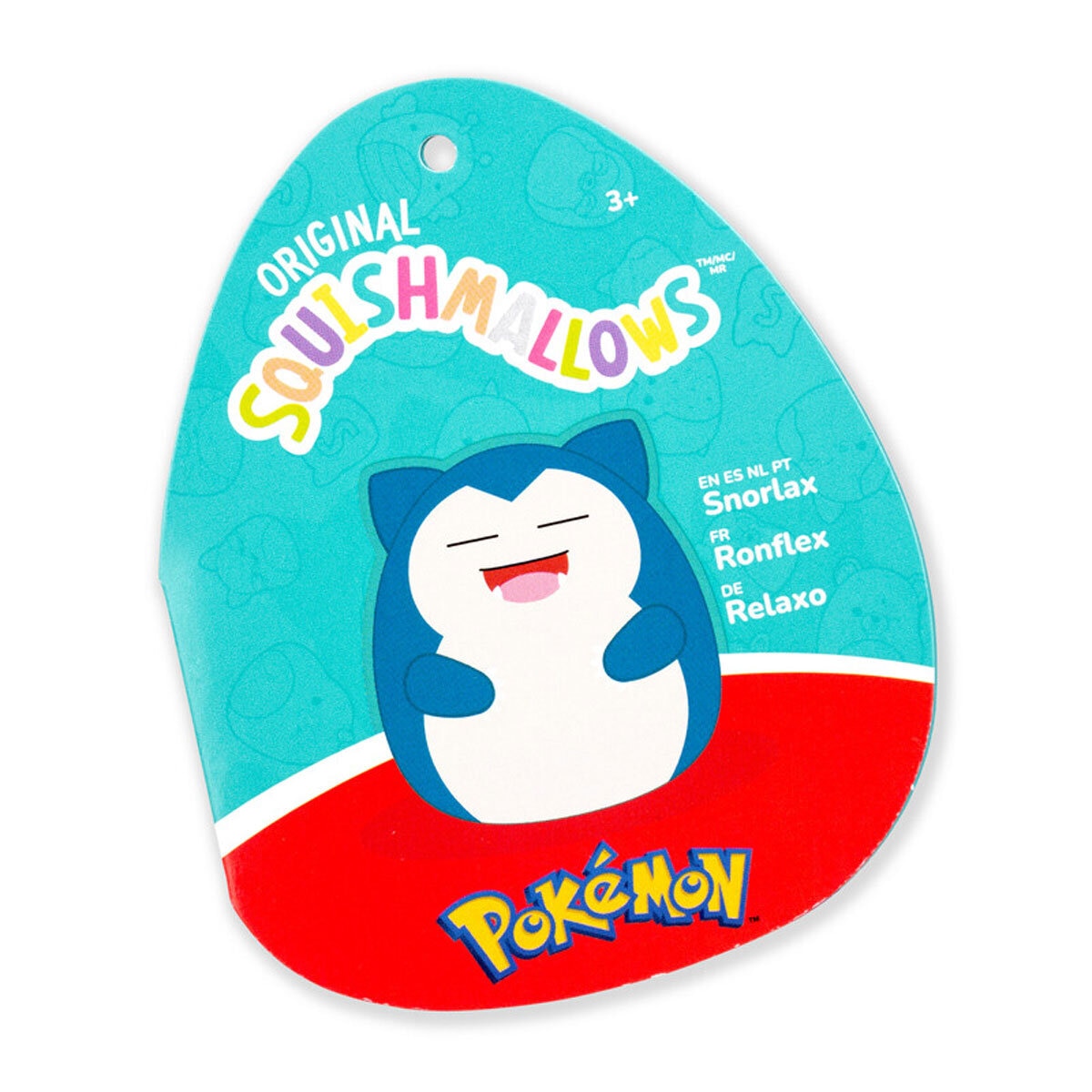 Pokemon Squishmellow 24" - Snorlax Jumbo Plush (3+ Years)