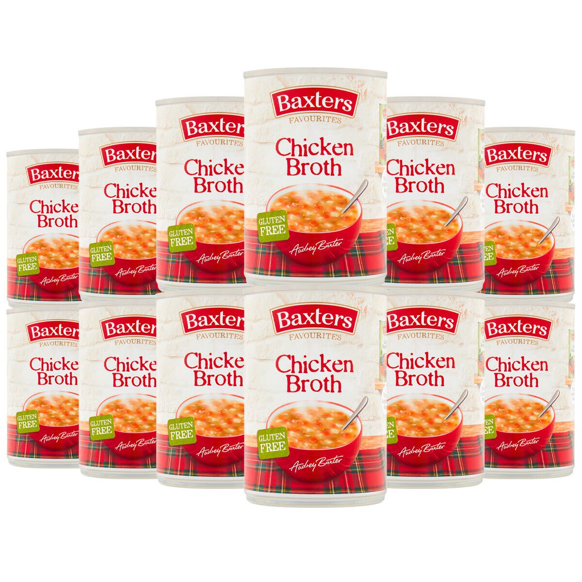 Baxters Favourites Chicken Broth Soup, 12 x 400g Costco UK