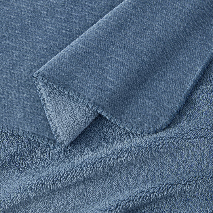 Casual Living Soft Chenille Dark Blue Throw, 127 x 178 cm