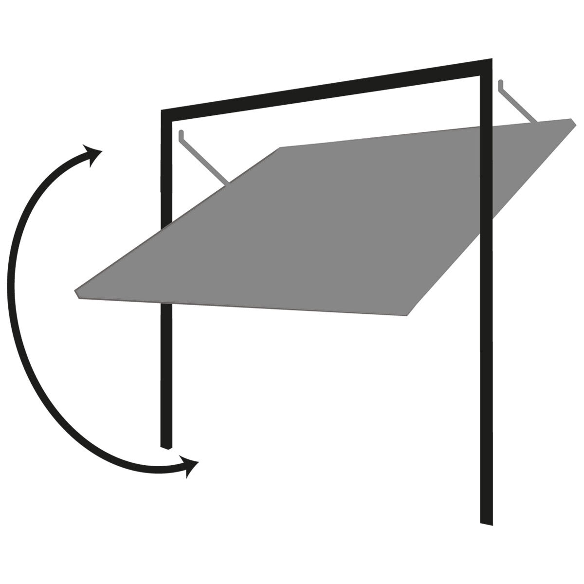 Cardale Single Door Canopy in Georgian Made to Fit