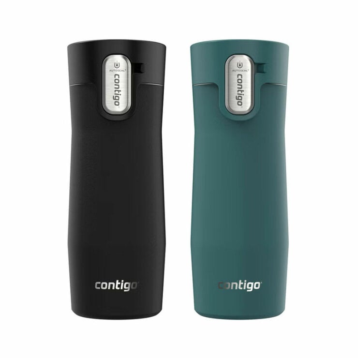 Contigo Thermal Mug 473ml, 2 Pack in 3 Colour Sets Contigo Thermal Mug 473ml, 2 Pack in 3 Colour Sets