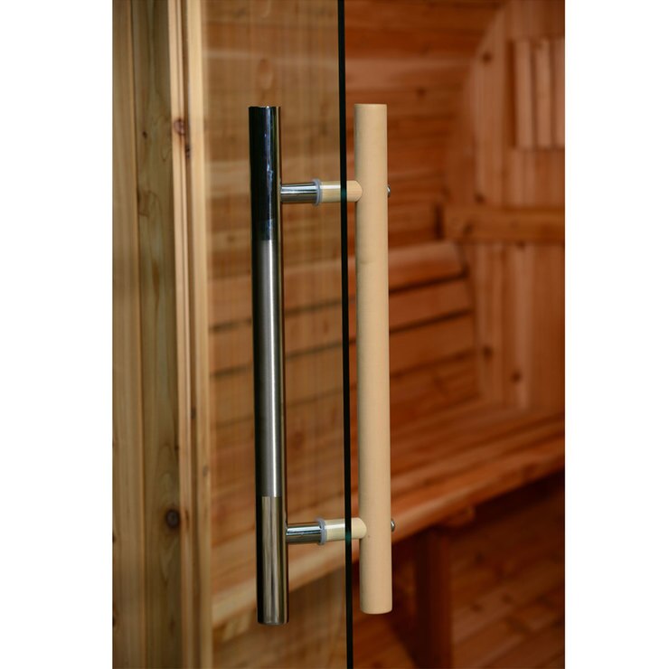 Almost Heaven 4 Person Barrel Steam Sauna Costco UK