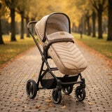 Clair De Lune Snug Universal Pushchair Footmuff, Beige