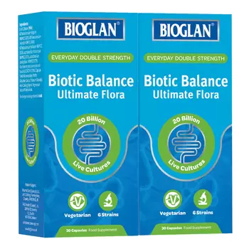 Bioglan Biotic Balance Ultimate Flora, 2 x 30 Capsules