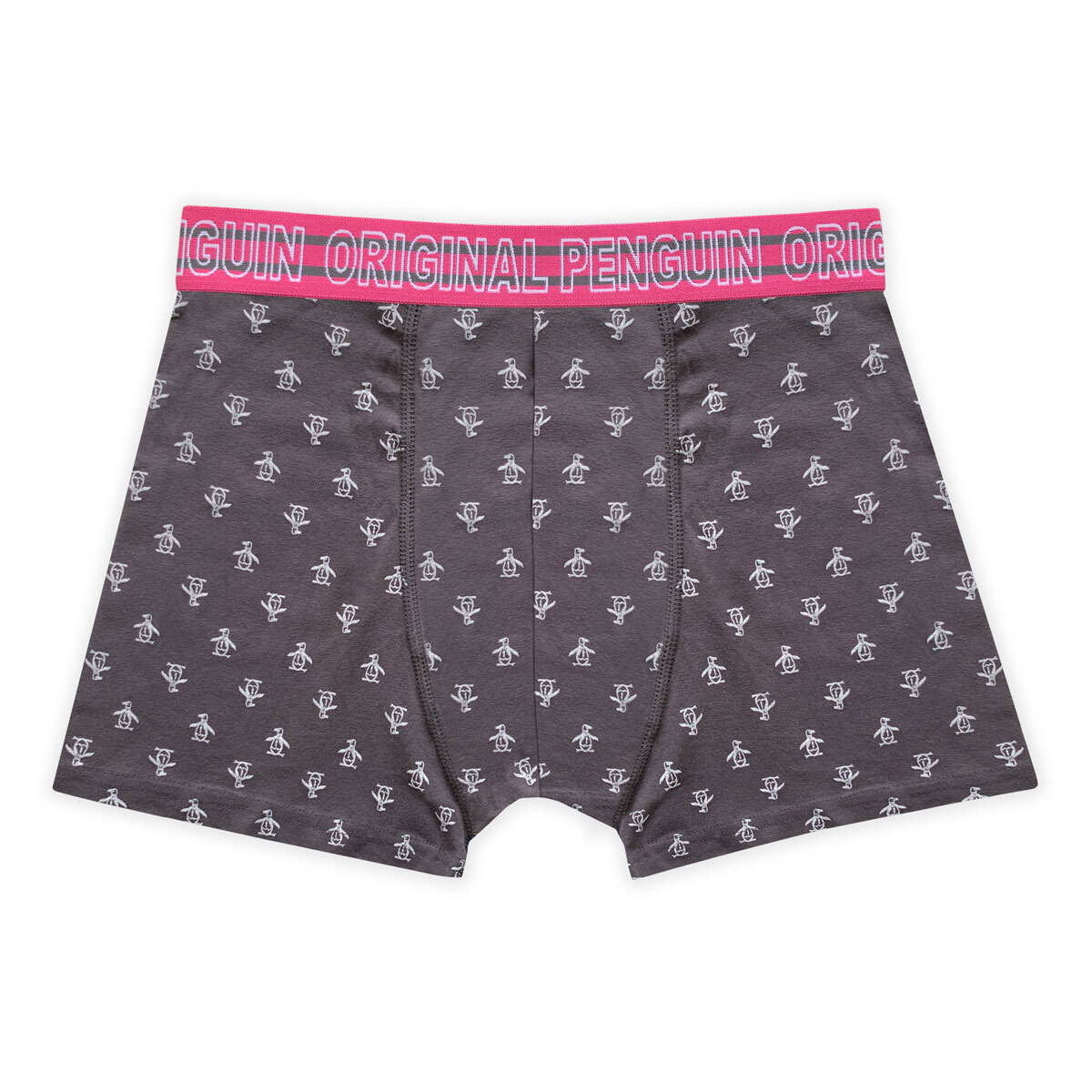 Original Penguin Men's 6 Pack Boxer Shorts in Grey and Pink, 4 Sizes Costco UK