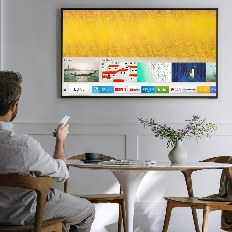 Samsung QE55LS03RAUXXU, The Frame, 55 Inch QLED 4K Ultra HD Smart TV Costco UK