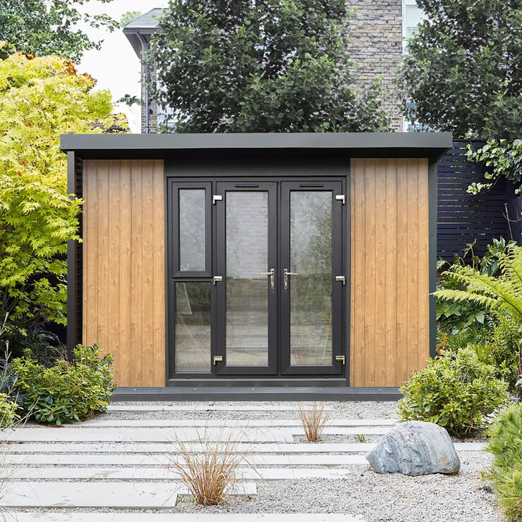 Installed Garden Room, Small Sizes, Basebox Plus by Green Retreats (up to 11m²)
