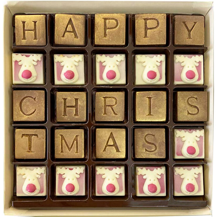 Choc On Choc Happy Christmas Chocolate Gift Choc On Choc Happy Christmas Chocolate Gift