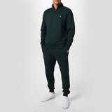 Jack Wills Men's Barchester 1/4 Zip Sweatshirt in Slate Green