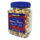 Kirkland Signature Extra Fancy Mixed Nuts, 1.13kg Side View