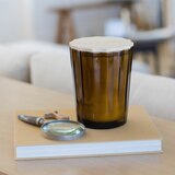 Sand and Fog Scalloped Candle (BROWN)