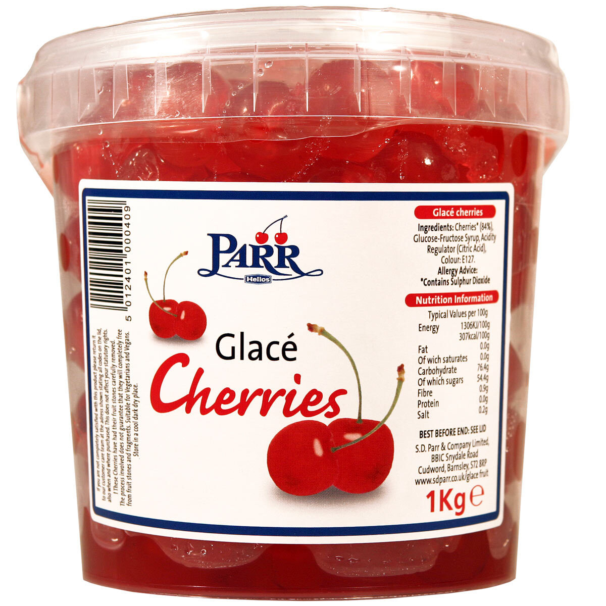 Parr Glacé Cherries, 1kg