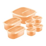 Tramontina Food Storage Set, 7 Piece - Yellow