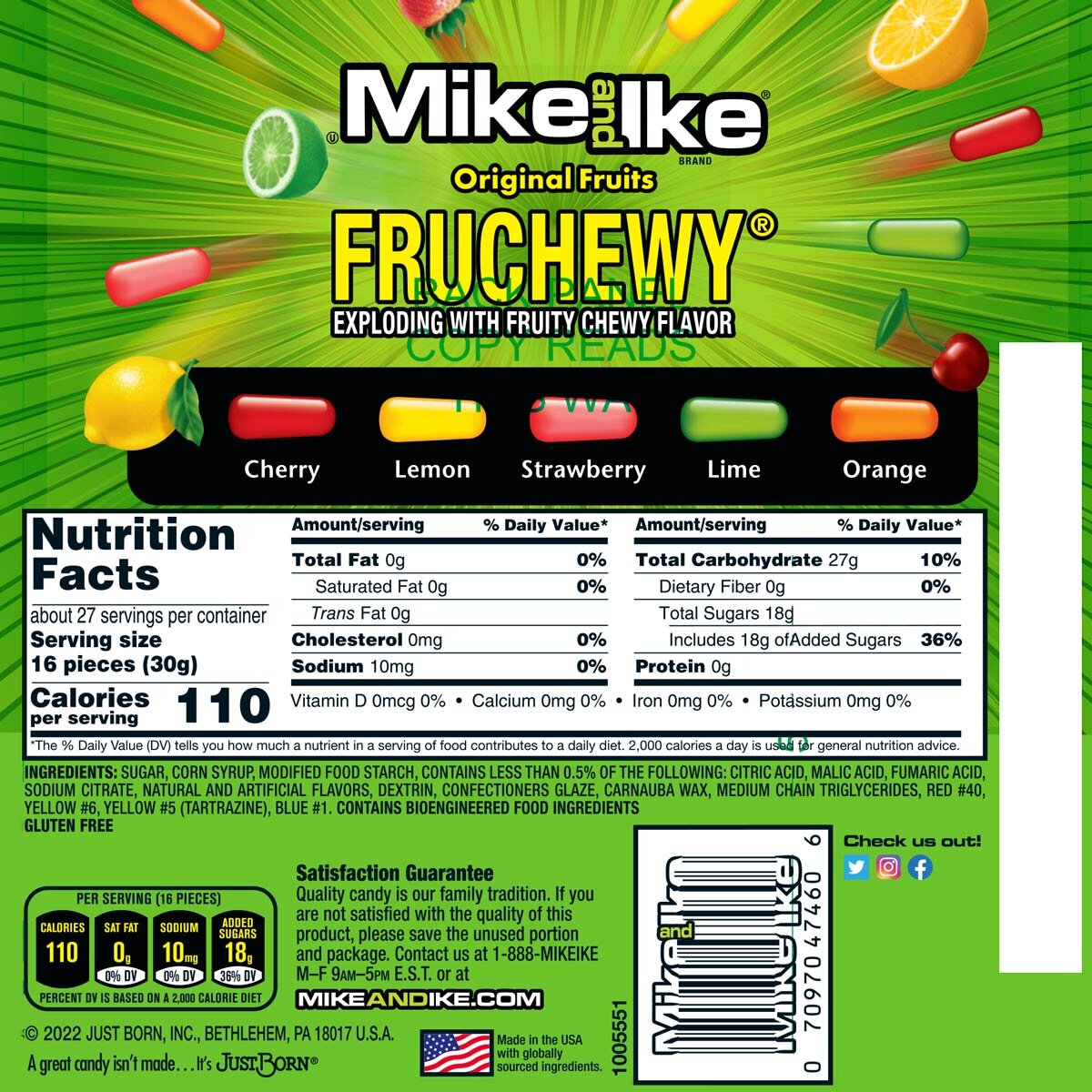 Mike & Ike Original, 816g