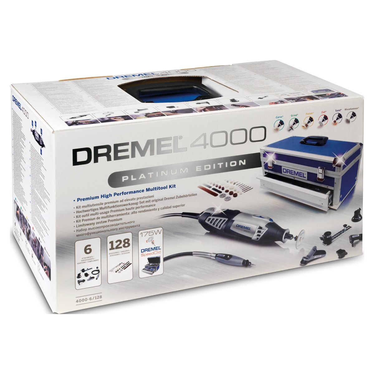 Dremel 40006/128 Platinum MultiTool Kit Costco UK