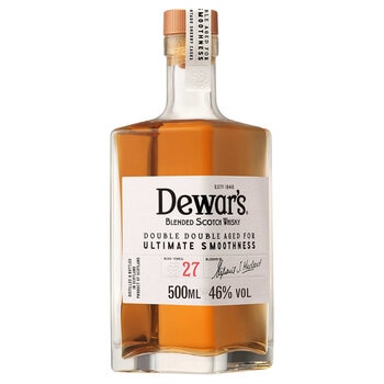 Dewars Double Double 27 Year Old Blended Scotch Whisky, 50cl Dewars Double Double 27 Year Old Blended Scotch Whisky, 50cl