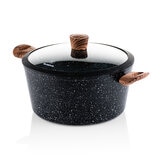 Westinghouse Cookware Essentials Cookware Set with Wooden Handles, 11 Piece
