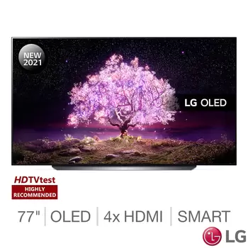 LG OLED77C14LB 77 Inch OLED 4K Ultra HD Smart TV