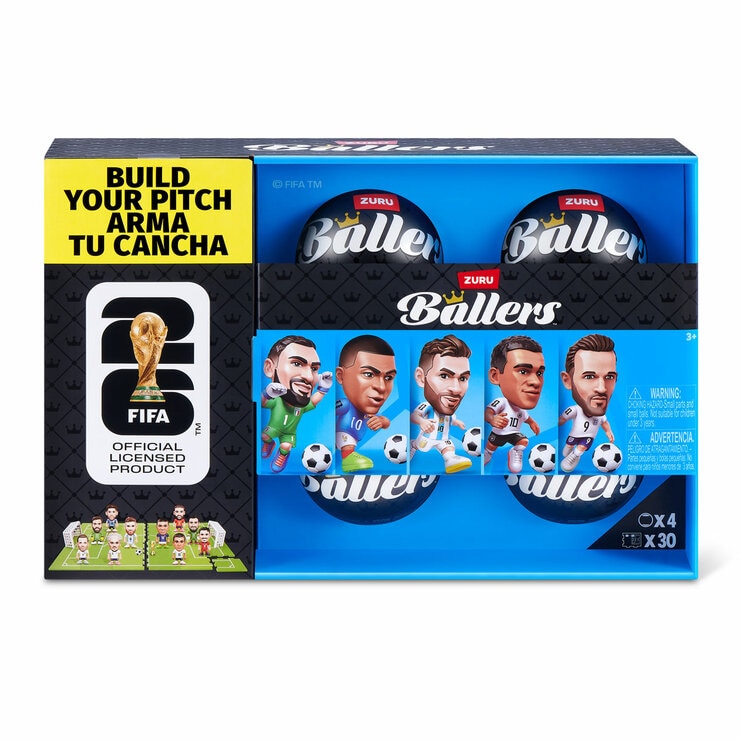 FIFA WORLD CUP 2026™ Ballers 4 Pack by ZURU (3+ Years)