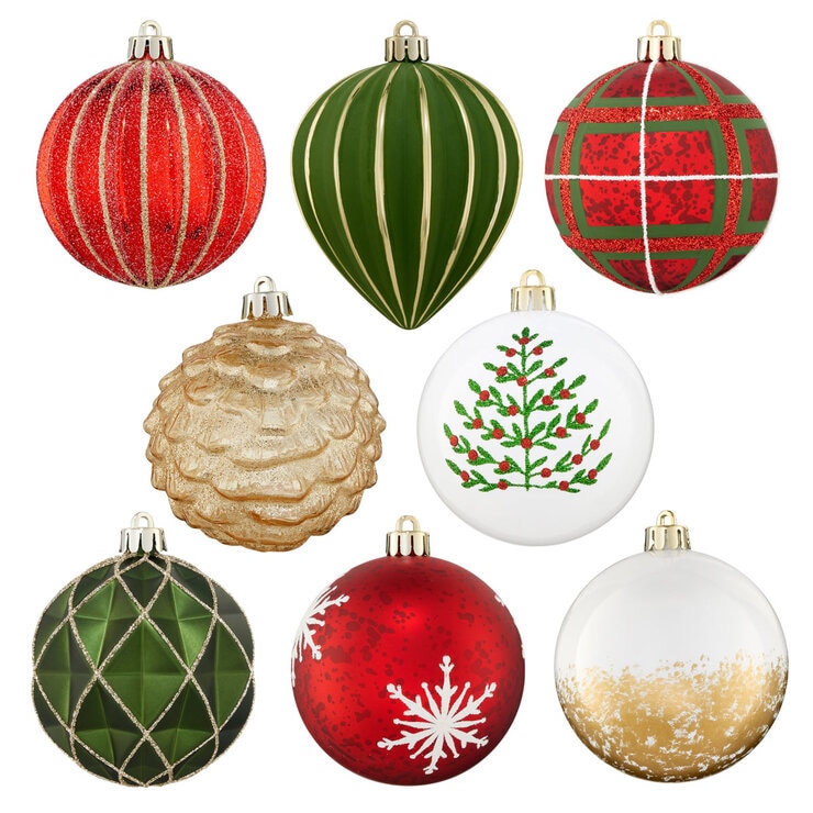 Buy 78 pack Ornaments Red/Green Item Image at costco.co.uk Buy 78 pack Ornaments Red/Green Item Image at costco.co.uk
