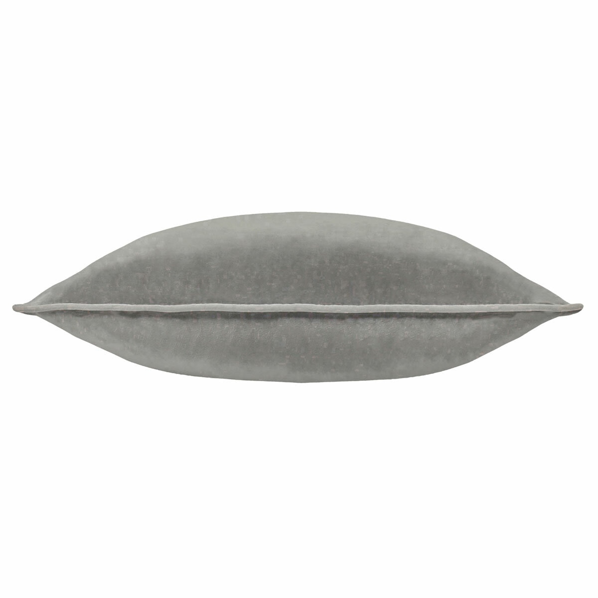 Furn Meridian Grey Velvet Feather Fill Cushion, 45 x 45 cm