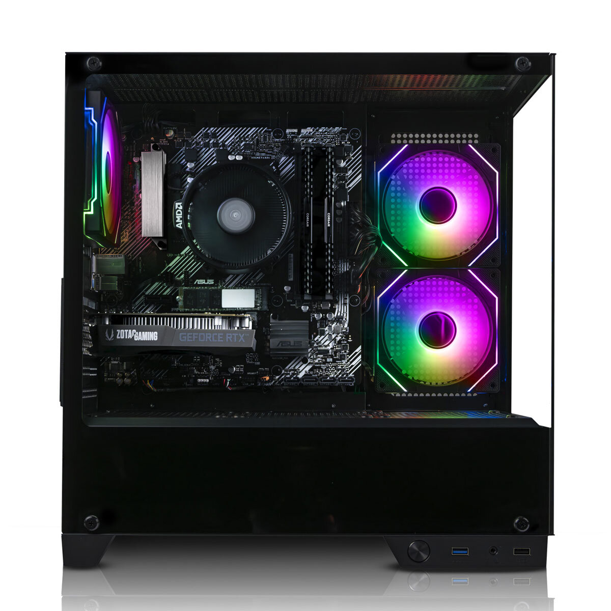 AWD-IT Charger, AMD Ryzen 5, 32GB RAM, 1TB SSD, NVIDIA GeForce RTX 5060 Ti, Gaming Desktop PC