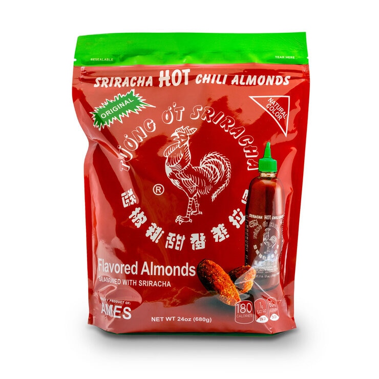 Packet of Sriracha Hot Chili Almonds Packet of Sriracha Hot Chili Almonds