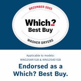 Bosch WNG254R1GB Series 6 Washer Dryer, 10.5/6kg Capacity, D Rated in Graphite Bosch WNG254R1GB Series 6 Washer Dryer, 10.5/6kg Capacity, D Rated in Graphite