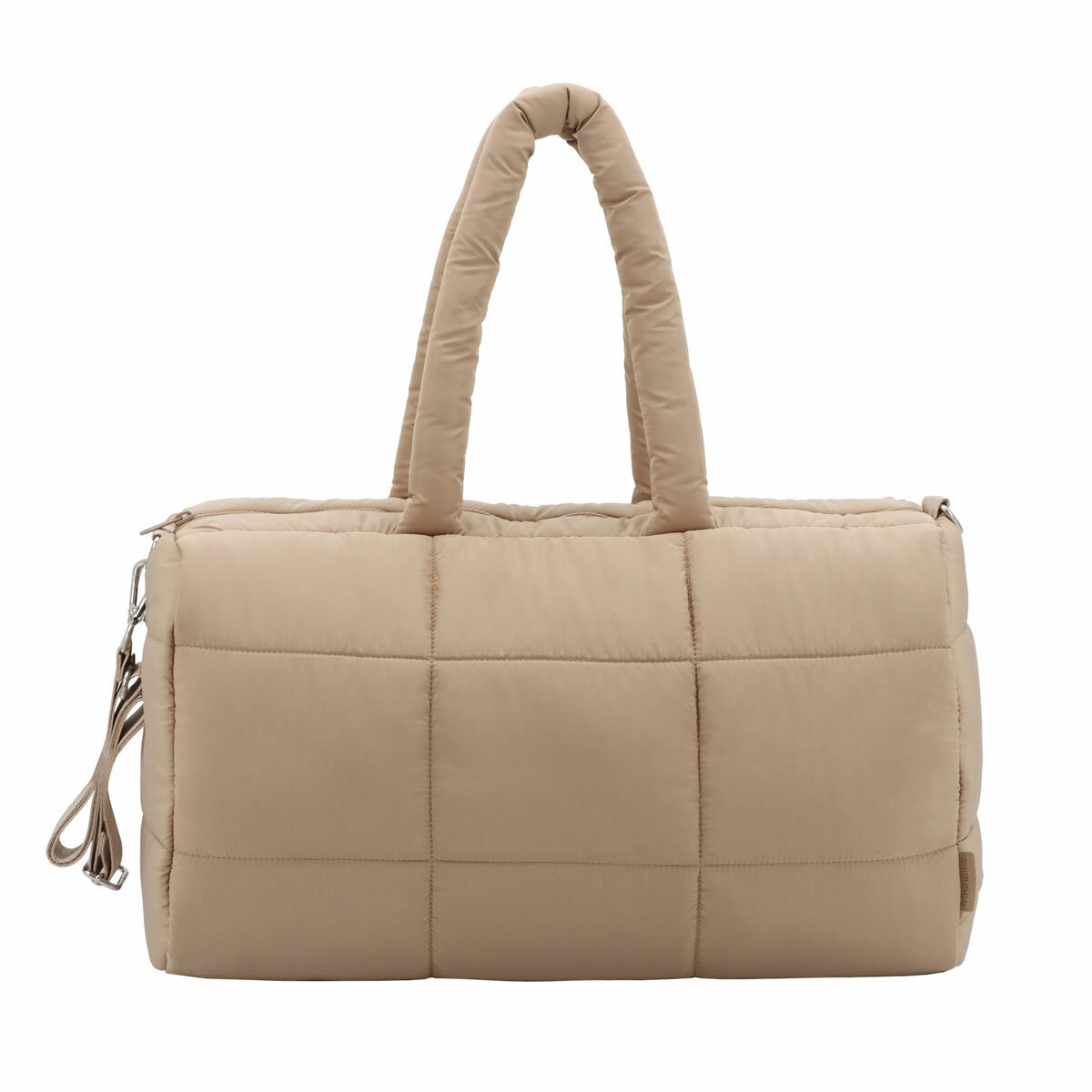 MYTAGALONGS Cloud Duffle Weekender Bag in Beige