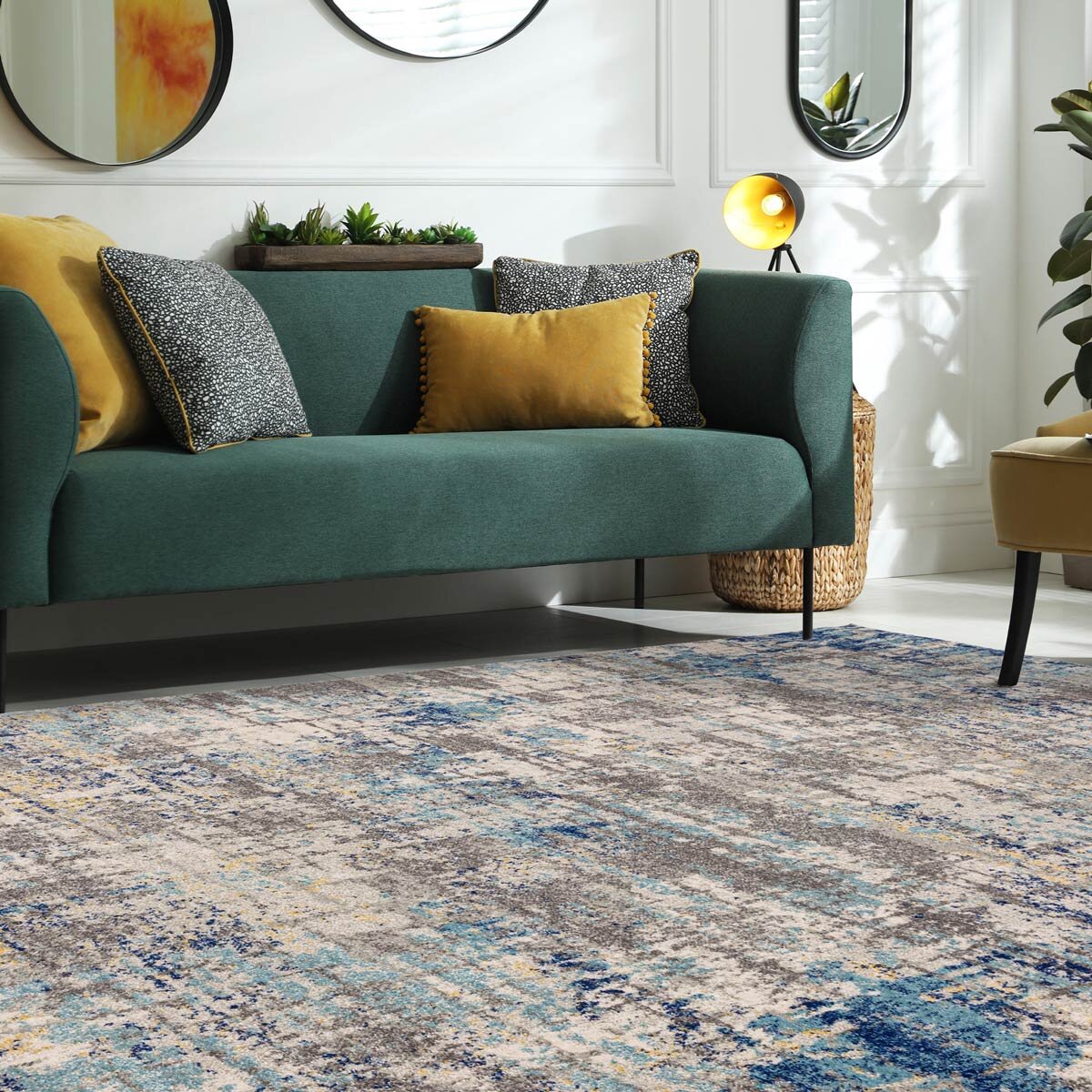 Nova Illusion Blue Rug, 160 x 230 cm